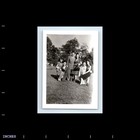 Old Vintage Photo Men Women Couples In Park Affectionate Original Snapshot
