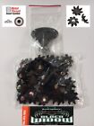25 Softspikes Black Widow Golf Spikes Cleats Small Metal Thread   Free Tool