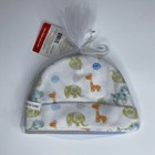 Fisher Price 2 Piece Cap Set One Size Baby Infant Newborn Boy Hat New Animals