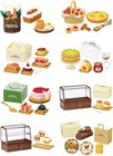 Re-ment Rement Forest Cake Shop Komorebi Patisserie Complete Full Set Of 8 New