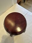 Antique Early 20th Century Chinese Hongmu Rosewood  zitan  Barrel Stool 6 25   