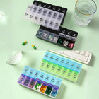 Weekly Pill Box Organizer Twice A Day 7 Day Am Pm Medicine Organizer Holder Case