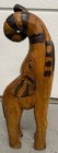 Vintage 20    Hand Carved Rustic Elephant Statue