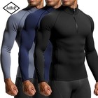 2025 Men   s Compression Fitness Shirt Quick Dry Breathable Slim Long Sleeve Gift