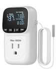 Dewenwils Digital Temperature Controller 15a 1800w Plug In Thermostat Outlet