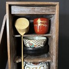 Japanese Tea Ceremony Set Kuwa Chabako Matcha Bowl Mizusashi Natsume Scoop