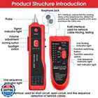Cable Tracer Ethernet Network Cable Tester Rj45 Rj11 - Wire Toner Tracker Cat
