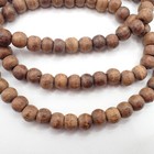 108 Beads Wood Prayer Mala Buddhist Thai Asian Monk Meditation Trade Collection