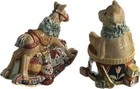 Fitz   Floyd Old Fashion Christmas Salt   Pepper Shakers Classics Nib