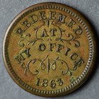 Civil War Store Card  Troy  Ny-890-b-6b  oliver Boutwell 