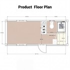 20ft Container Modified House With Bathroom   Toilet   Tiny Home  Jobsite Office
