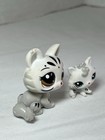 Lps Hasbro Crouching Cat Mommy baby  3585  3586 - Authentic Littlest Pet Shop