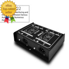 -pro Premium Direct Injection Audio Box - Passive Di Unit Hum Eliminator W  Inpu