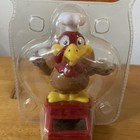 New Solar Dancing Fall Thanksgiving Chef Hat Turkey Holding A Pie  Brand New