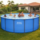 Bestway Steel Pro Max 15  X 48  Round Above Ground Swimming Pool For Backyard
