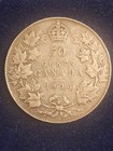 1906 Canadian 50 Cents Silver Coin