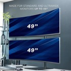 Vivo Dual Ultrawide Monitor Desk Stand  Mount For 2 Computer Screens Up To 49 