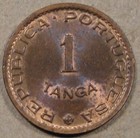 Portuguese India 1952 Tanga Unc-bu With Red Remaining
