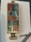 1969 Terra Sanctuary Guild Peace To All Who Enter Here Brass Door Knocker Israel