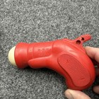 Vintage 1950   s K-gun By Kusan Toy Red Rubber Ping Pong Ball Shooter Lot Of 2