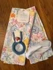  shells  Kitchen   2 Dish Towels With Crochet Towel Ring Holder  3pcs Set 