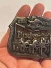 Vintage Budweiser King Of Beers Belt Buckle Official Product Made Usa Beer Hall
