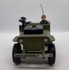 Vintage Dinky No  612 Commando Military Jeep Diecast Org Paint   Restored Parts 