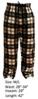 New Mens Flannel Fleece Pajama Pant Lounge Pants Beige Dark Brown M l