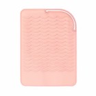 Flat Iron Silicone Mat   Travel Case Heat Resistant For Straightener Curling Iro