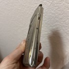 Vintage Silver Evans Flip Down Combo Shorts Cigar Cigarette Case Lighter Tobacco