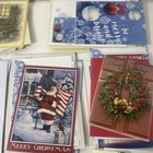 130 Beautiful Christmas Greeting Cards W  Matching Envelopes New Unused Bulk Lot