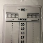 New Darts Cricket Dry Erase Scoreboard     Sealed Package  aged Packaging  Dart