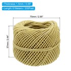 200ft Beeswax Candle Wick  57mm Candle Wicks Well Coated For Candle Making