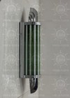 Art Deco Brass   Glass Rod Wall Sconces -vintage Antique Light Fixtures Set Of 2