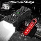 Super Bright Led Bike Light Usb Rechargeable Bicycle Front Headlight Waterproof