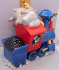 Disney Auction Dumbo Train Salt And Pepper Shakers Limited Edition Of 350