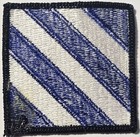 Military Patch Us Army Patch 3rd Infantry Division Ww2 Original Snow Back