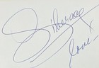 Liberace Autographed Signed Vintage Album Page 70s Pianist And Singer
