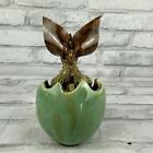 Yare Designs Pottery Baby Dragon In Egg Very Small Chip On Ear