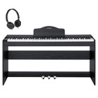 Strich 88 Keys Digital Piano Keyboard Hammer Weighted With Electric Piano Bench