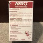 Exp 9 2012 - Argo Gloss Laundry Starch Red  Removes Greasy Spots 16oz