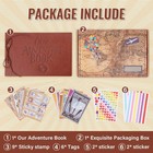 80-page Scrapbook Album Diy Photo Album Pu Leather Cover For Anniversary Wedding