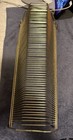 Vintage Vinyl Record Holder 45 78 Rpm 60 Slot Metal  gold 