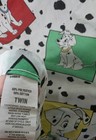 Vintage Disney 101 Dalmatians Twin Sheet Set Flat Fitted Usa Bibb Co 90s Rare 