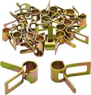 20pcs 1 6inch Spring Band Type Fuel Hose Clamps  4mm Silicone Vacuum Hose Pip   