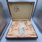 Vintage Champagne Flutes Perrier Jouet Fleur Hand Painted Crystal Set Of 4 Box