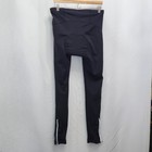 Novara Fleece Lined Cycling Pants Mens Large L Black Padded Thermolite Bike K14