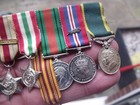 Period Ww2 Miniature Seven Medal Group  Mid  Dunkirk Commemorative Medal 