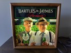 Vintage 1980s Bartles   Jaymes Lighted Bar Sign Frank   Ed Advertising Display