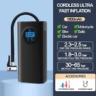 Rechargeable Air Pump Car Tire Inflator Portable Compressor Cordless Digital Us